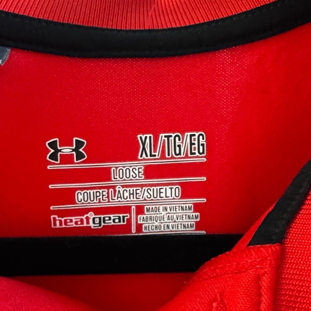 Under Armour Classic Red Polo Shirt - Picture 4 of 6